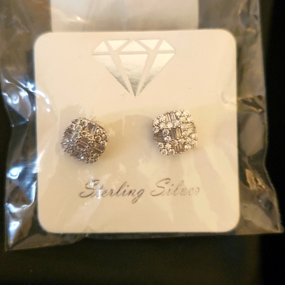 Tiara Sterling Silver Earrings